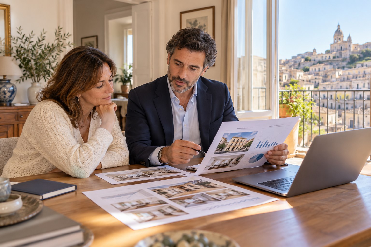 Proprietario e consulente analizzano perché una casa non riceve richieste