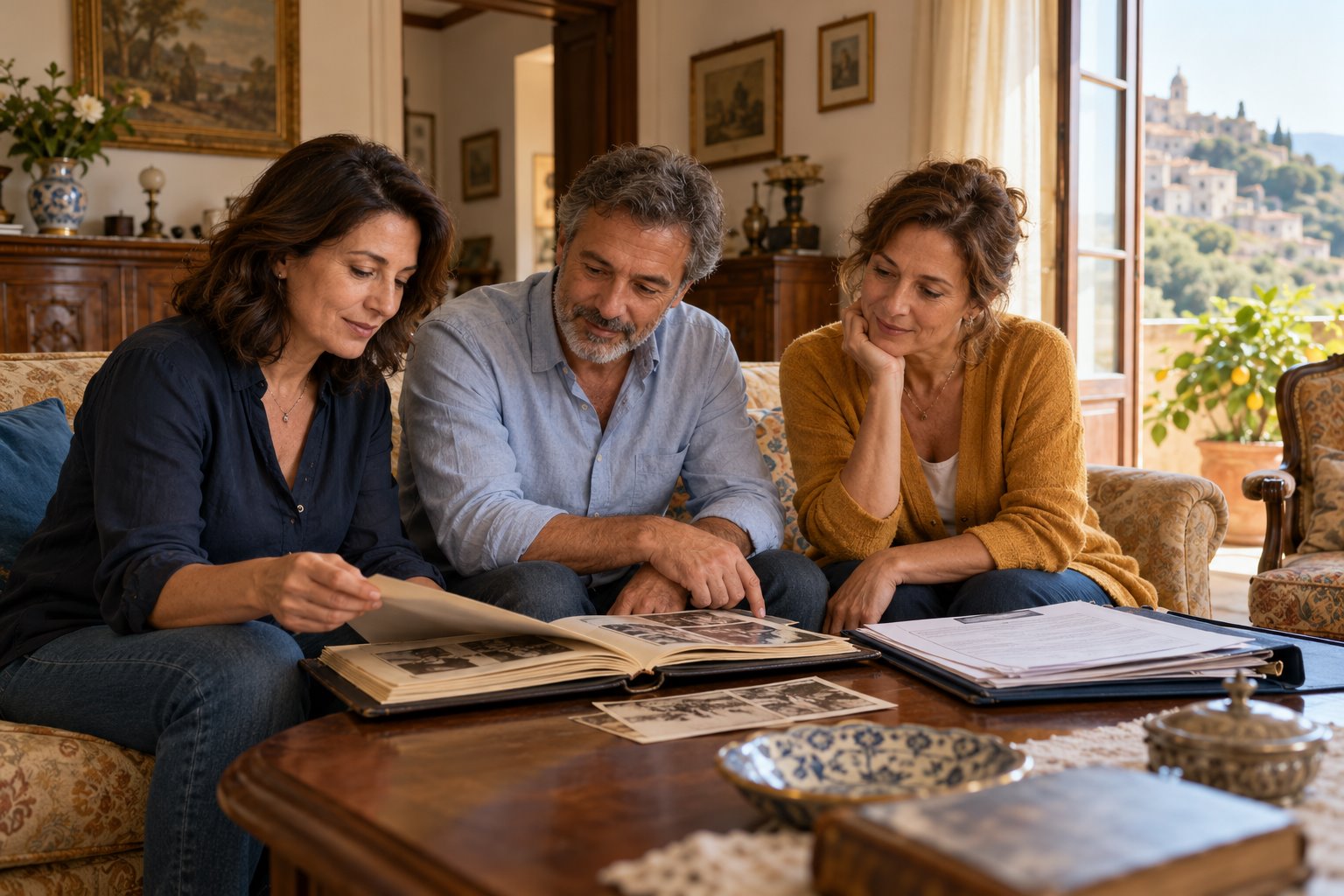 Familiari organizzano la vendita di una casa ereditata